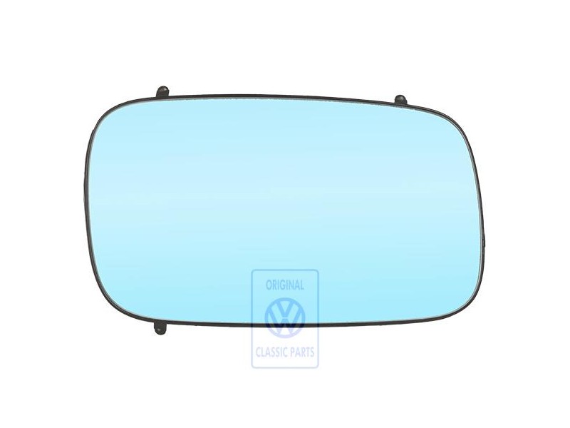 VW Original Cristal Espejo Convexo Con Placa Soporte - 357857522