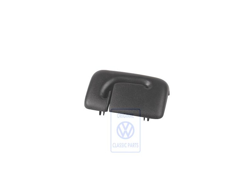 VW Original Guia Cinturon Seguridad Negro Satinado - 357857830 01C